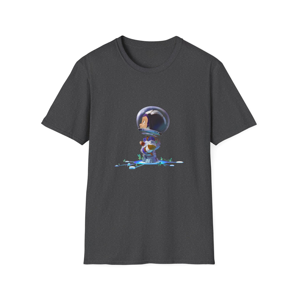 GitHub Octocat Astronaut Unisex Softstyle T-Shirt for Software Developers and Programmers