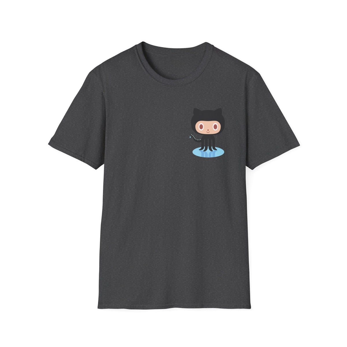 GitHub Octocat Unisex T-Shirt for Software Developers, Programmers & Coders