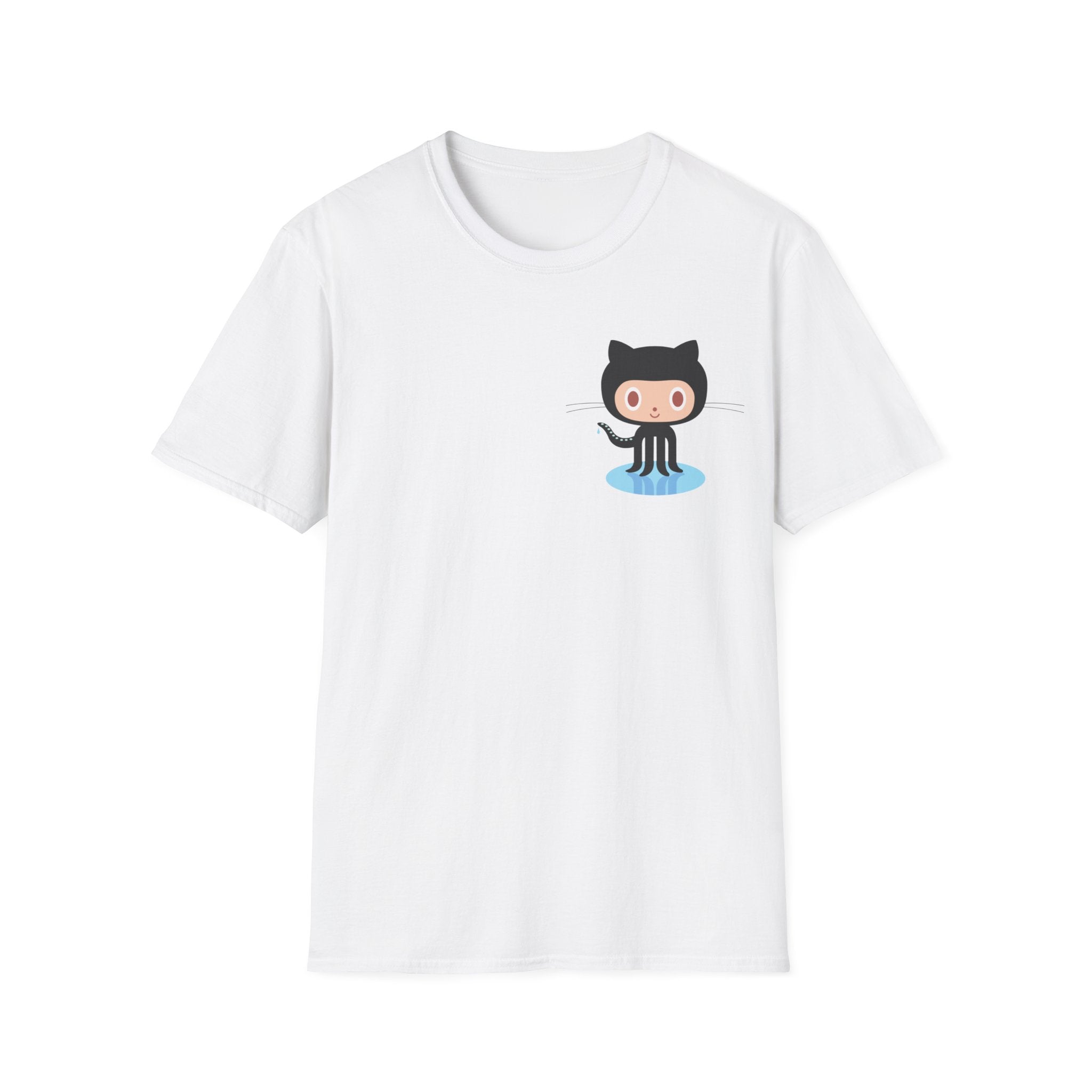 GitHub Octocat Unisex T-Shirt for Software Developers, Programmers & Coders