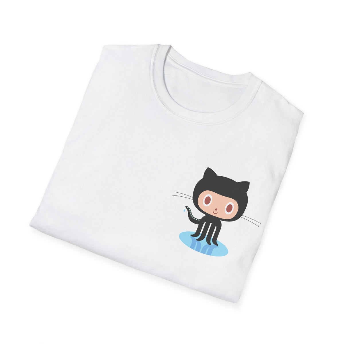 GitHub Octocat Unisex T-Shirt for Software Developers, Programmers & Coders