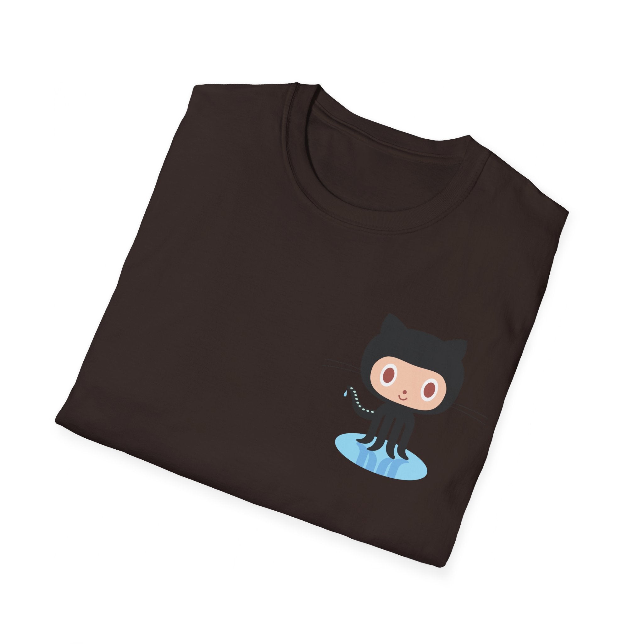 GitHub Octocat Unisex T-Shirt for Software Developers, Programmers & Coders