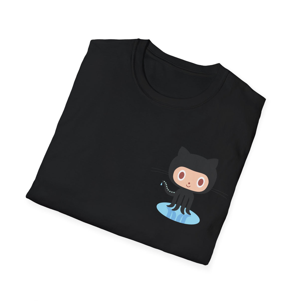 GitHub Octocat Unisex T-Shirt for Software Developers, Programmers & Coders