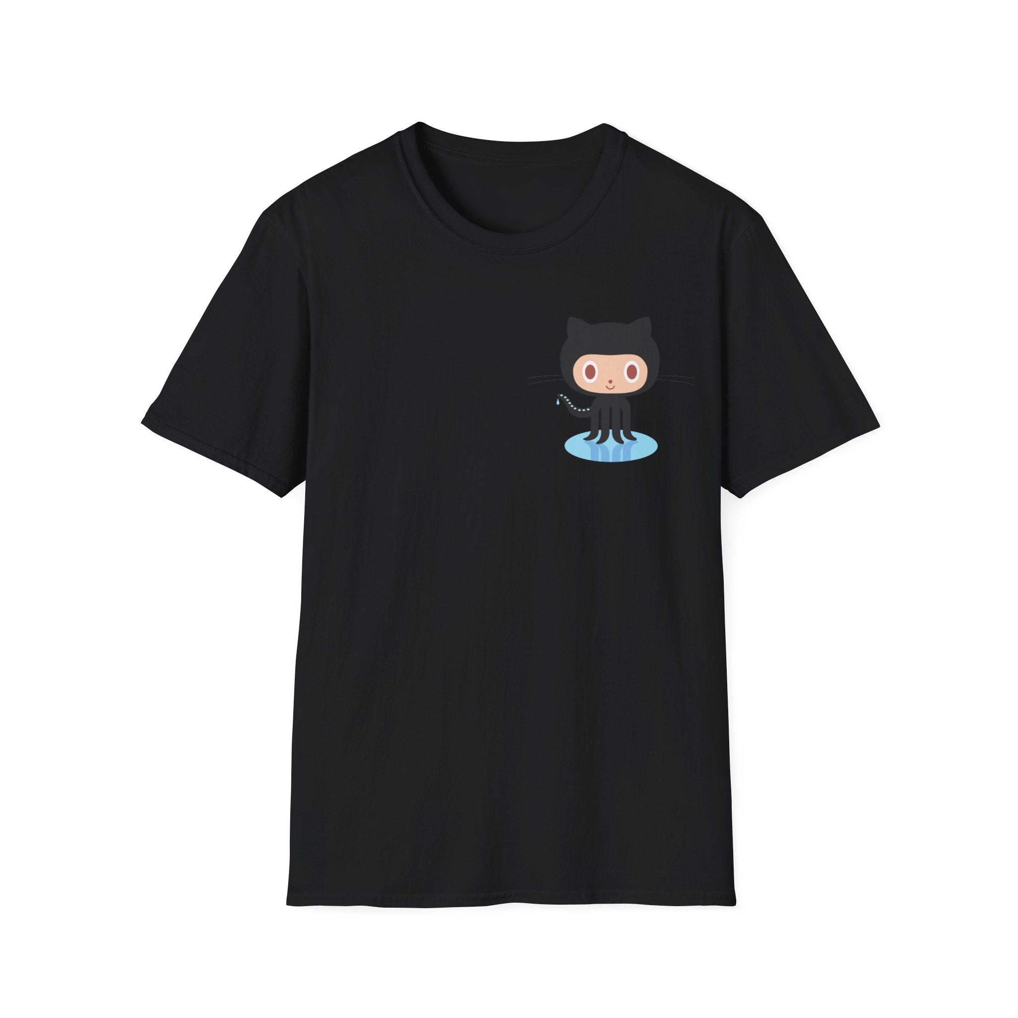 GitHub Octocat Unisex T-Shirt for Software Developers, Programmers & Coders