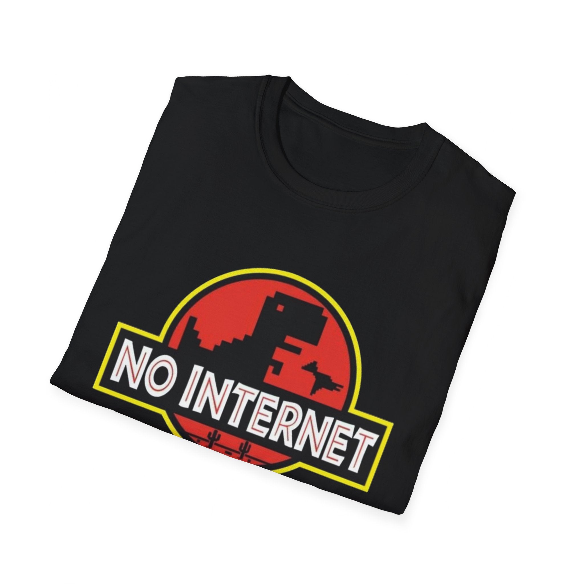 Funny Nerdy No Internet Dinosaur Computer Science Teacher T-Shirt Elementos multimedia: 1 de 29