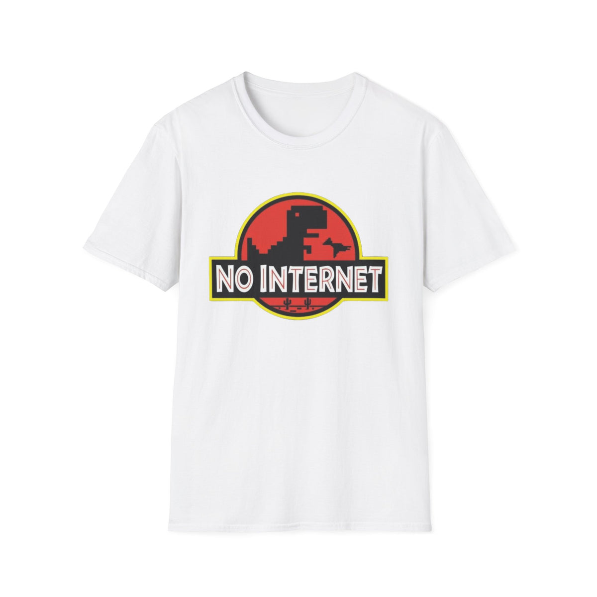 Funny Nerdy No Internet Dinosaur Computer Science Teacher T-Shirt Elementos multimedia: 1 de 29