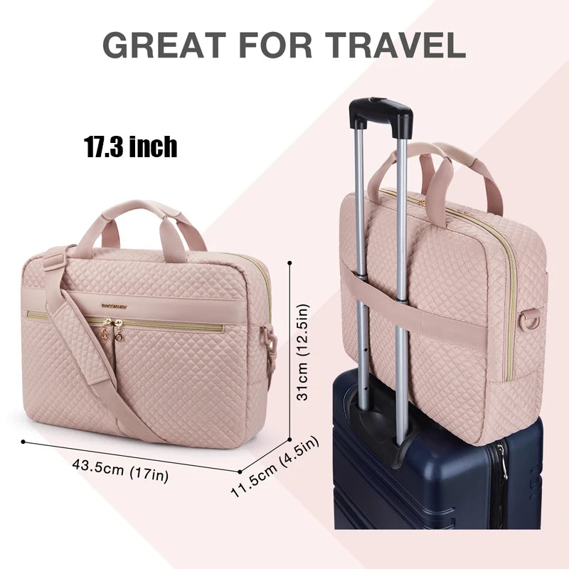 Business Computer Handbag for 17" Laptops, perfect for office & travel
