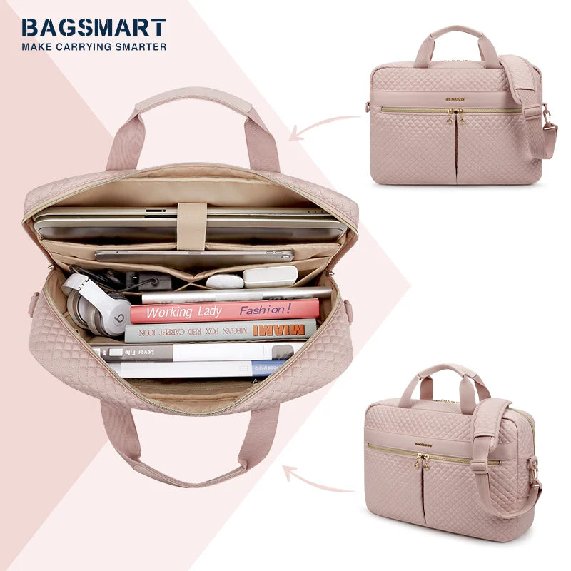 Business Computer Handbag for 17" Laptops, perfect for office & travel
