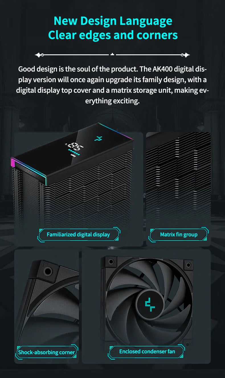 DeepCool AK500S Silent CPU Air-Cooler
