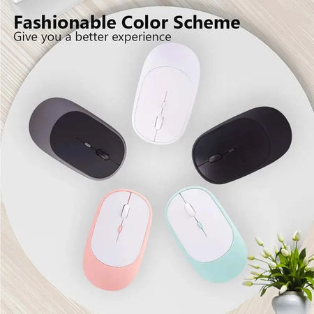 Bluetooth Wireless Mouse with Rechargeable USB
