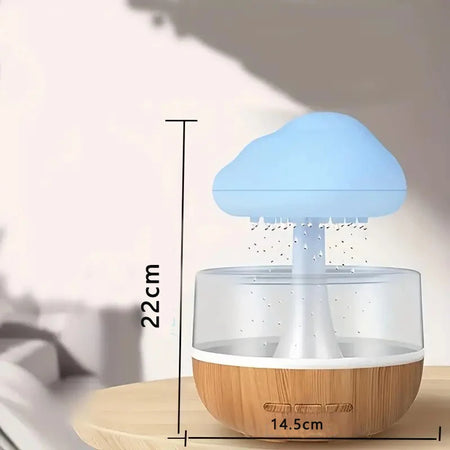 Rain Cloud Humidifier Colorful Mushroom Cloud Lamp Night Light