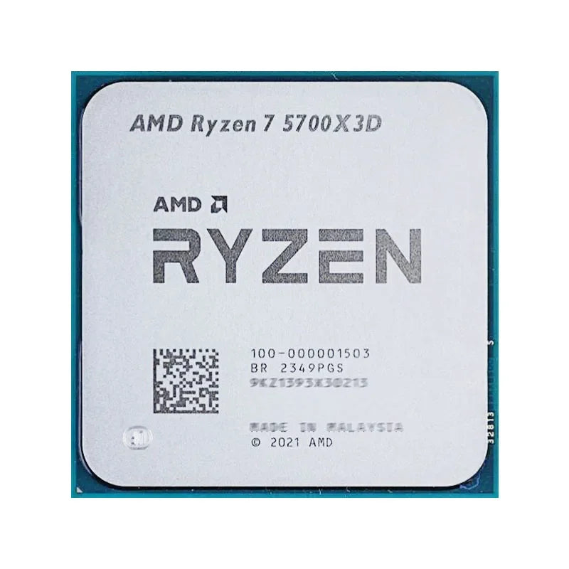 AMD Ryzen 7 5700X3D 4.1GHz 8-Core 16-Thread CPU AM4 (No Fan)