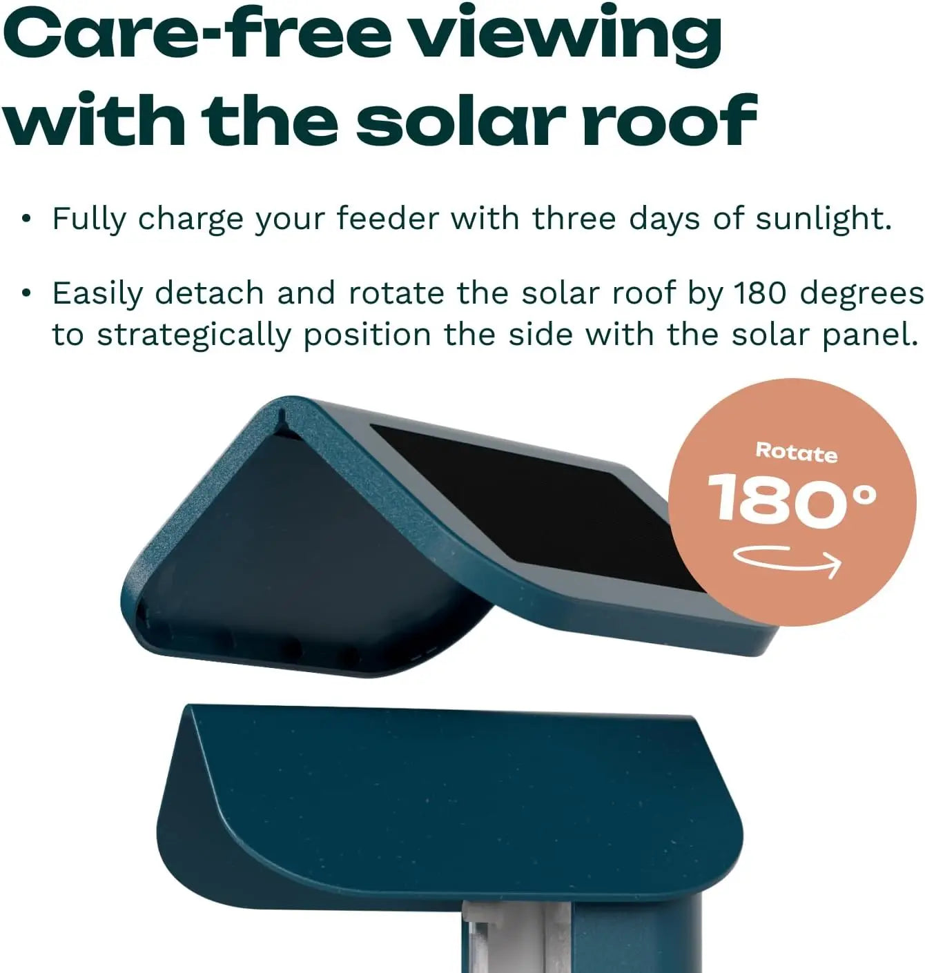 Original Smart Bird Feeder with Camera Solar Powered. High Resolution AI Camera for Beautiful Close-up Shots and a Unique
