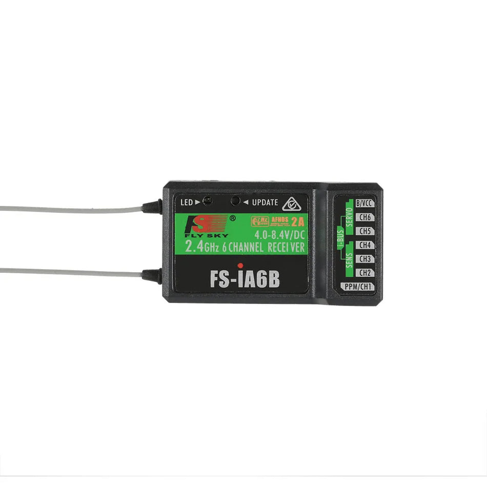 2.4G Flysky FS-iA6B 6 Channels Receiver PPM Output with iBus Port Compatible Flysky i4 i6 i10 Transmitter