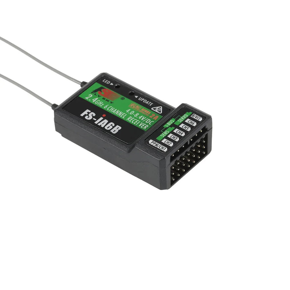 2.4G Flysky FS-iA6B 6 Channels Receiver PPM Output with iBus Port Compatible Flysky i4 i6 i10 Transmitter