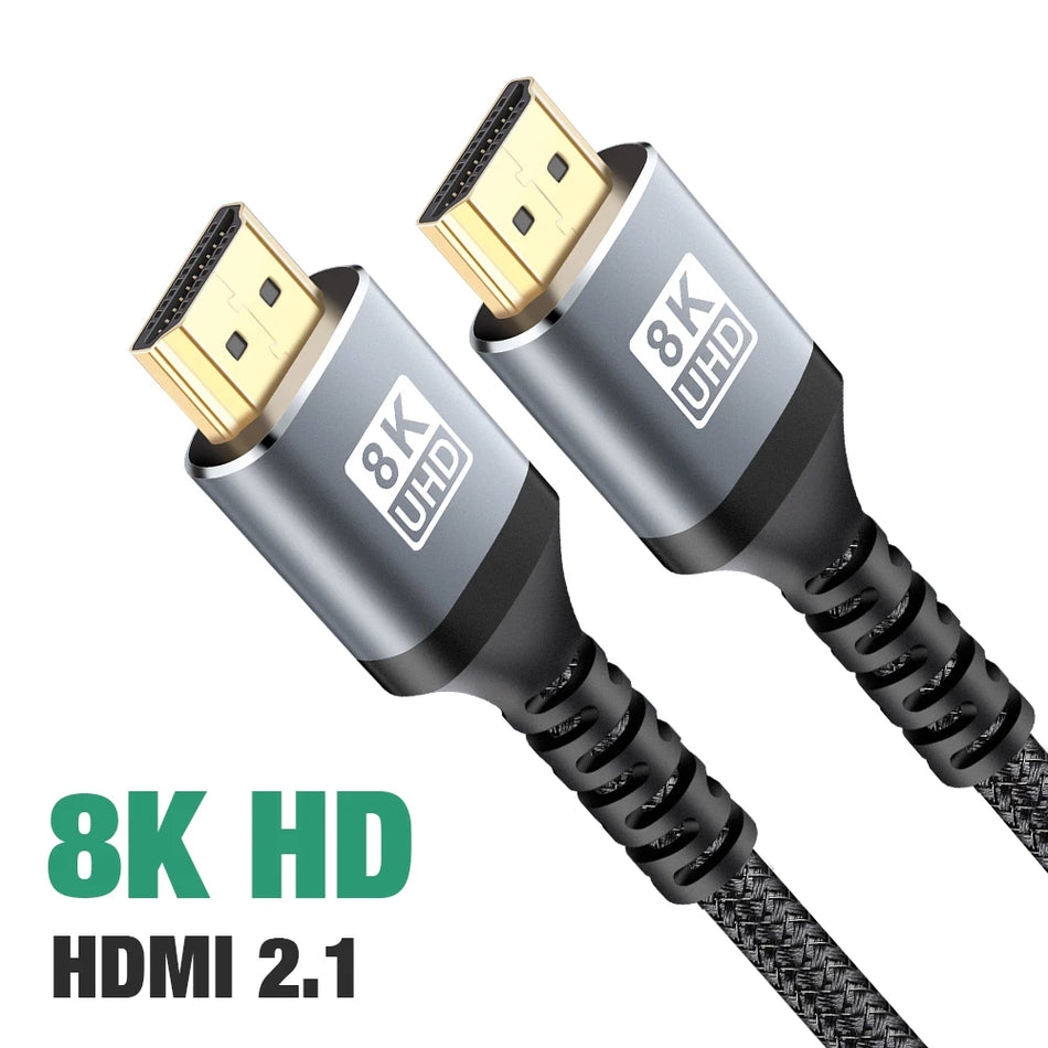 High-Speed Video Cable 8K HDMI 2.1 Cable 48Gbps
