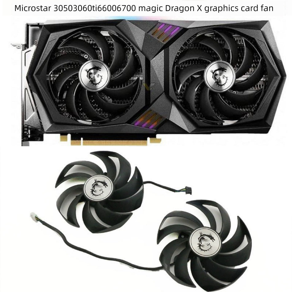 MSI Rtx3050 3060ti Gaming X Magic Dragon Graphics Card Fan Pld10010s12hh