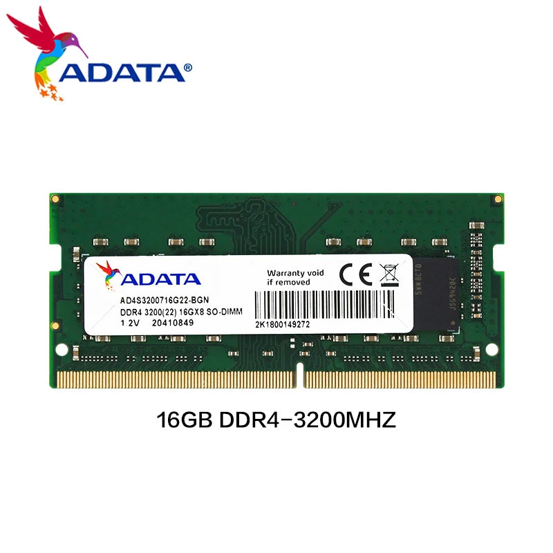 ADATA Premier DDR4 RAM 3200/2666MHz 8GB/16GB/32GB for laptop