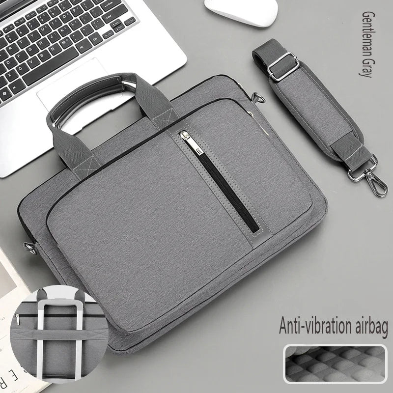 Grey/Black Laptop Bag - compatible for 13"-17.3" computers
