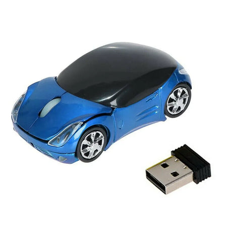 Car-Shaped Wireless Mouse - Mini Laptop Accessory
