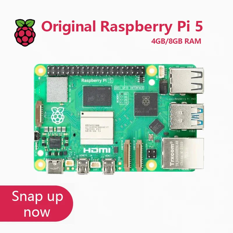 Raspberry Pi 5 Cortex-A76 with Linux 2GB 4GB 8GB Arm Board - USB3.0