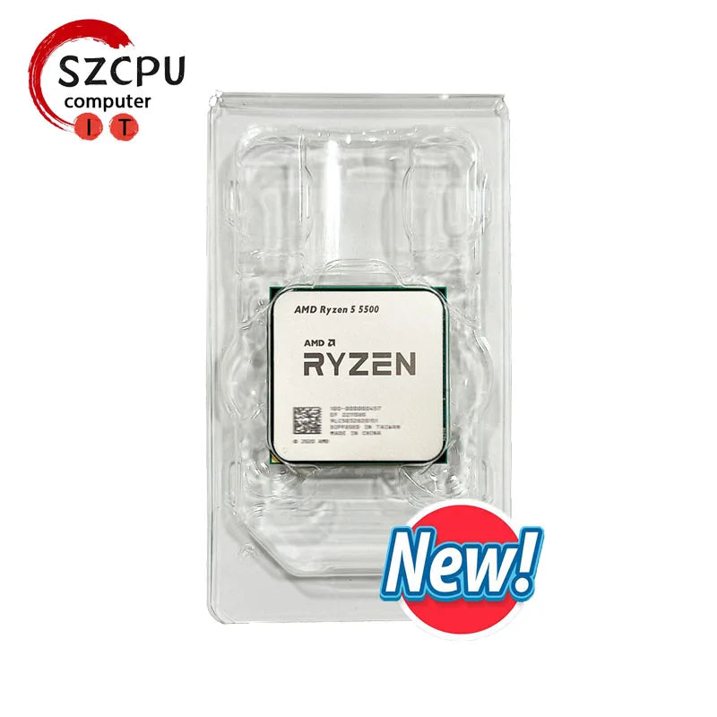 AMD Ryzen 5 5500 3.6GHz 6-Core 12-Thread CPU AM4 (No Cooler)