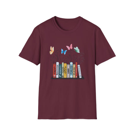 Inspired Taylor Swift Albums Book Unisex Softstyle T-Shirt
