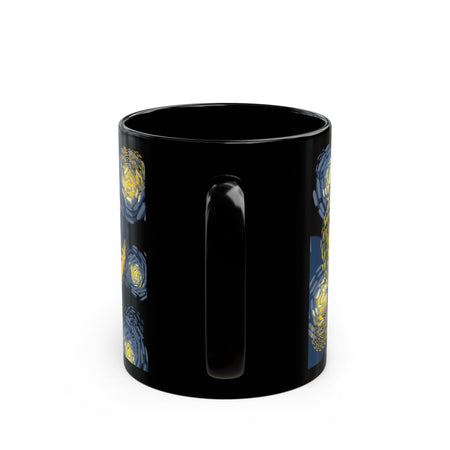 Artistic Coffee Mug Inspired by Van Gogh - Black Mug (11oz, 15oz)