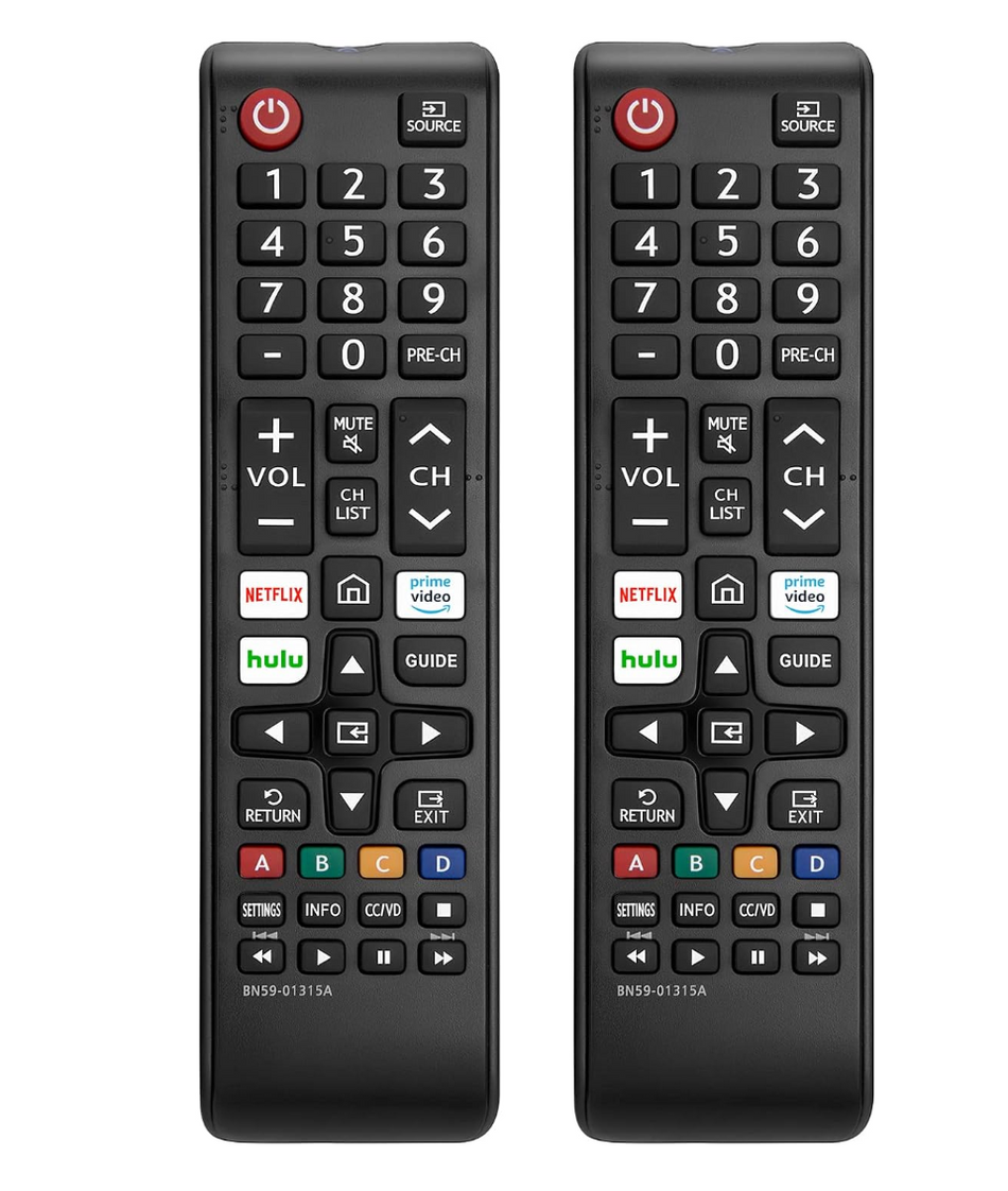 【Pack of 2】New Universal Remote for All Samsung TV Remote, Replacement Compatible for All Samsung Smart TV, LED, LCD, HDTV, 3D, Series TV